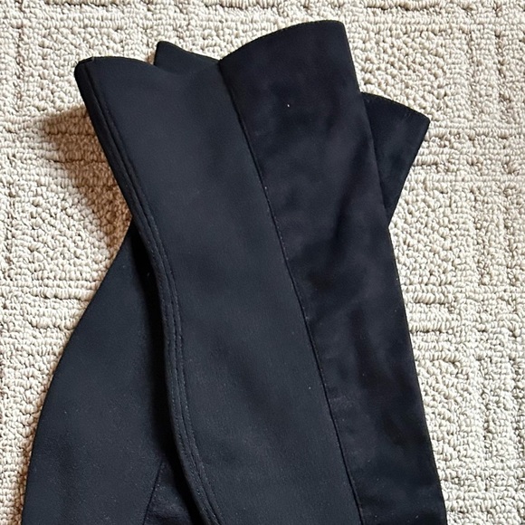 NWOT-Everley Elegant Black Over the Knee stretch Boots - Picture 3 of 7